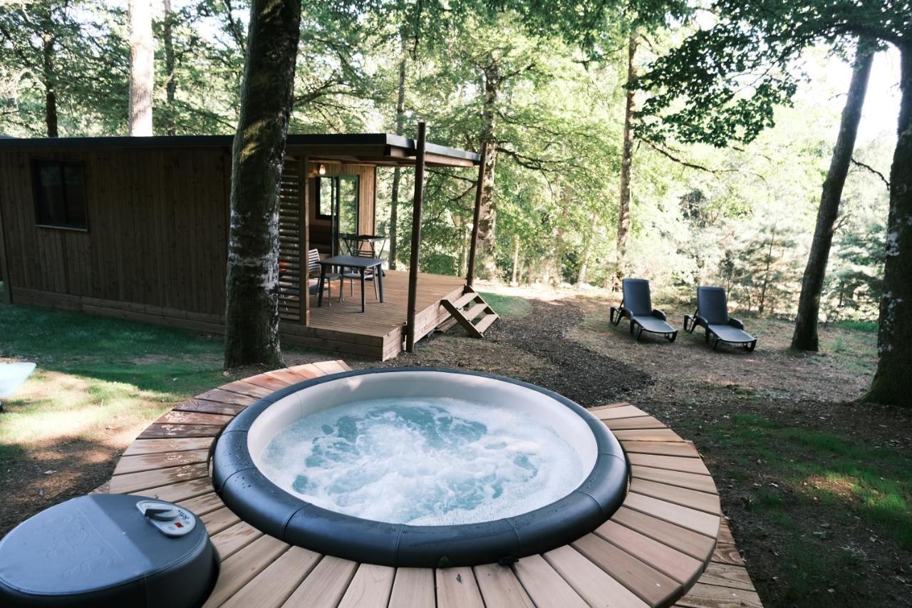 Lodge Avec Spa Privatif - Foret Et Lac Liginiac المظهر الخارجي الصورة